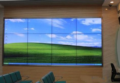 渝中区液晶拼接屏的另类用法。